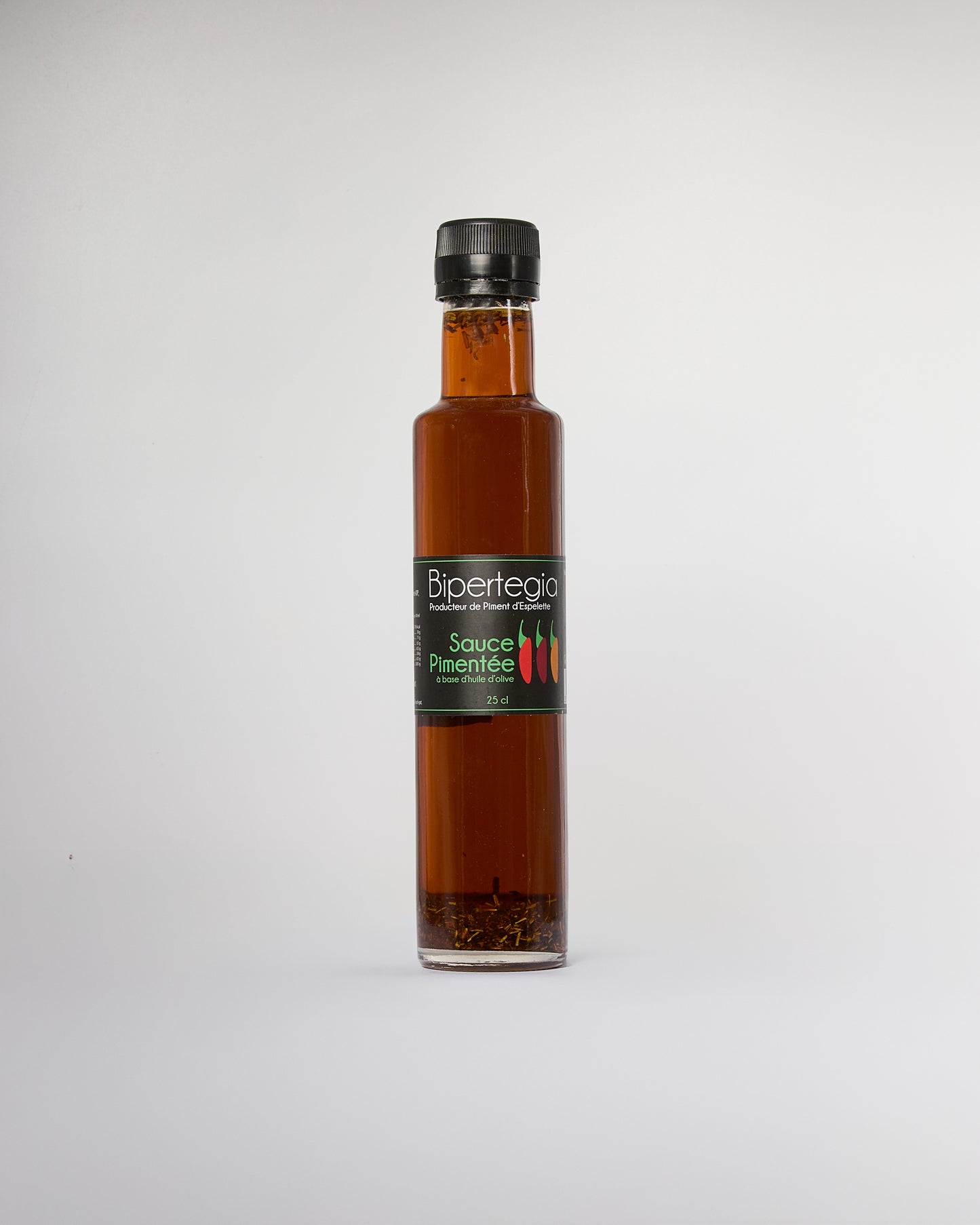 Sauce pimentée à base d'huile d'olive au piment d'Espelette