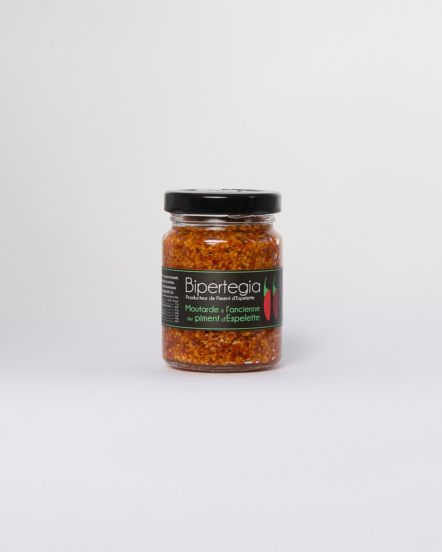 Moutarde à l'ancienne au piment d'Espelette