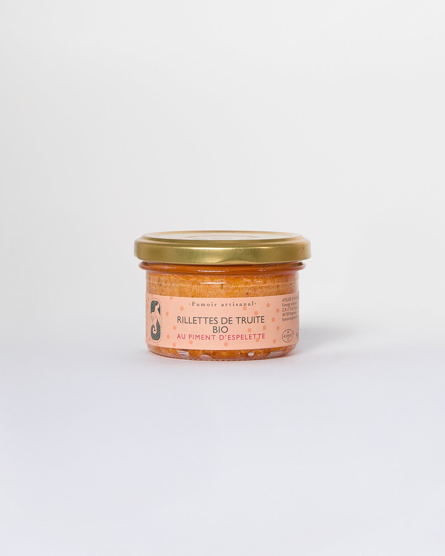 Rillettes de truite BIO au piment d'Espelette