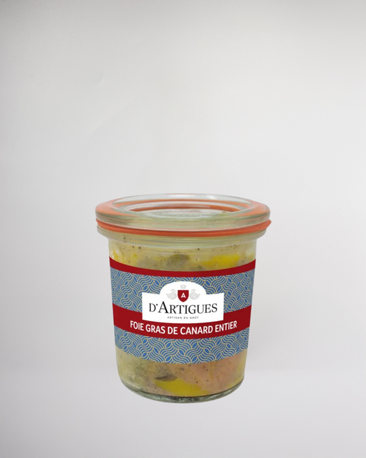 Foie gras de canard entier au poivre noir